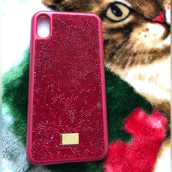 Swarovski Phon case. Original. No damage, no missing stones.Gold label SWAROVSKI - Picture 3 of 6